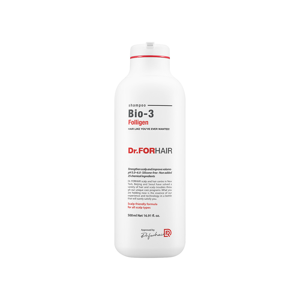 Dr.FORHAIR Bio-3 Folligen Shampoo 500mL - Dr.FORHAIR US OFFICIAL